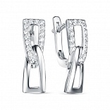 02-1559-00КЦ-00 30 Серьги (Ag 925)