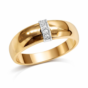 1,98-12-1107-5195Бр Кр Кольцо (Au 585)