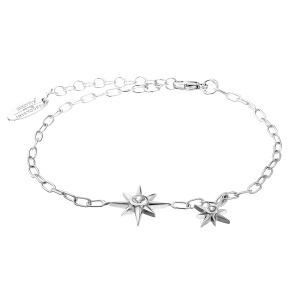 Ф-IСh310Bw-3467-17 Браслет (Ag 925)