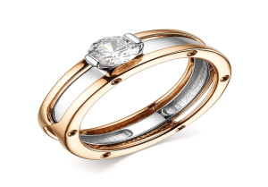 к1441V62л-17 Кольцо (Au 585)