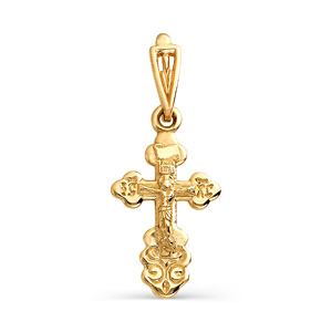 Т10006300 крест Подвеска (Au 585)