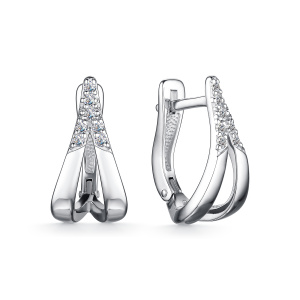 02-2316-00КЦ-00 Серьги (Ag 925)