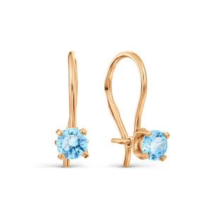 дет Т102026655-03 петл Серьги (Au 585)