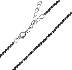 SV-Shp13B-bk-Rd Браслет (Ag 925)