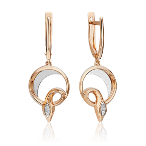 33-02-4817-00-101-1111 №24 1брил Серьги (Au 585)