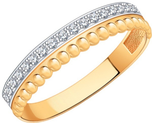 11036-16,5фиа1,48 Кольцо (Au 585)