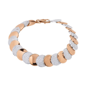 Б698 1К р19 Браслет (Au 585)