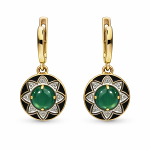 47-12-21373-1913 Серьги (Au 585)