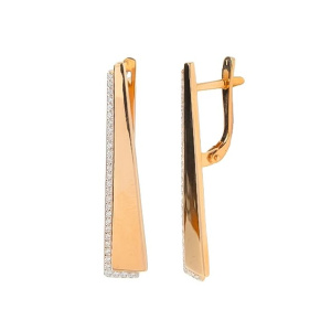 19819-Ф 3,68 Серьги (Au 585)