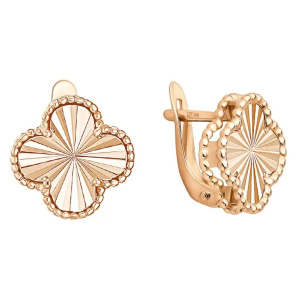 С бел 5646л-б вст Серьги (Au 585)