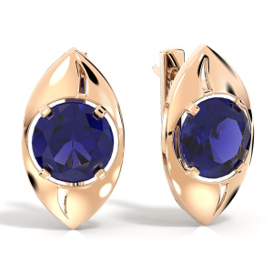 20460-1 александрит Серьги (Au 585)