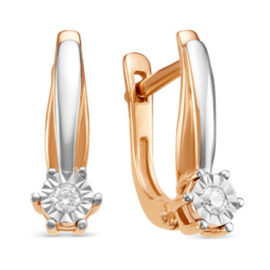 29-5-2308-103И1-2К-БР Серьги (Au 585)