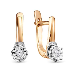 30-5-3253-103И1-2К-БР Серьги (Au 585)