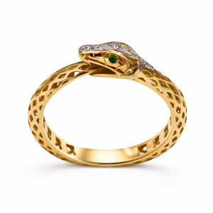 12-9104661-17-24 Кольцо (Au 585)