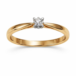 7-13450-100-1БрА-17 Кольцо (Au 585)