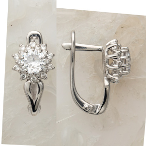 Серьги из серебра
