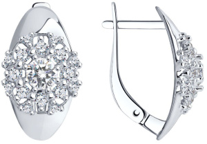 002 - Серьги 89020039 сер Серьги (Ag 925) Серьги (Ag 925)