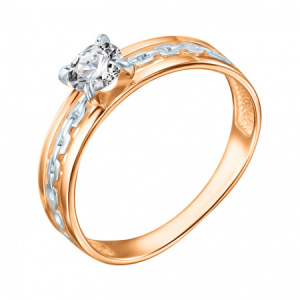 КольцоКЛ-28-бцФ,585 Кольцо (Au 585)