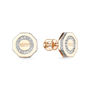 гв.лим-с5034л-фиа Серьги (Au 585)