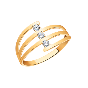 10798-16,5фиа1,55 Кольцо (Au 585)