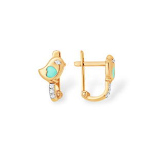 Серьги из золота