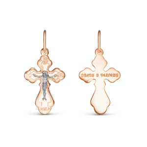 080032-крест Подвеска (Au 585)