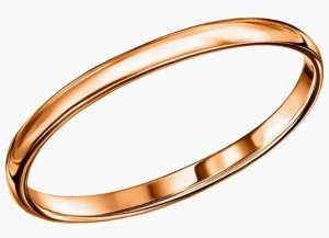 5мм евр ск обр 225020 Обр. кольцо (Au 585)