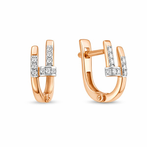 50-3114-210бр Серьги (Au 585)