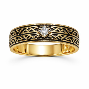 64010011228 р17 Кольцо (Au 585)