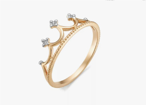 3-12175-1003кр-17-66896 Кольцо (Au 585)