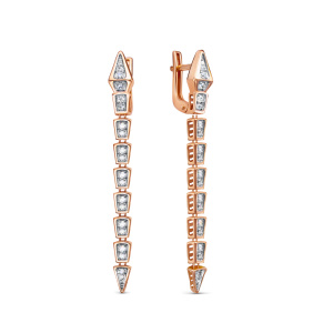 120361-фиа Серьги (Au 585)