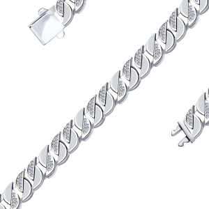 FBLK 287-17 Браслет (Ag 925)