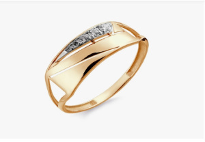 012492-18 Кольцо (Au 585)