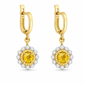 102-02-01557-05-317-01-01 Серьги (Au 585)