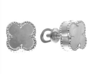 28С0591С-ван кл Серьги (Ag 925)