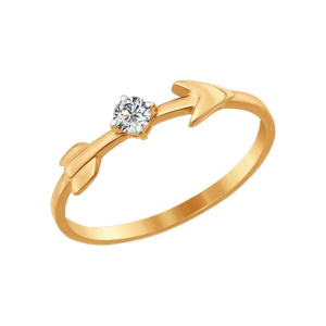 016890-16 Кольцо (Au 585)