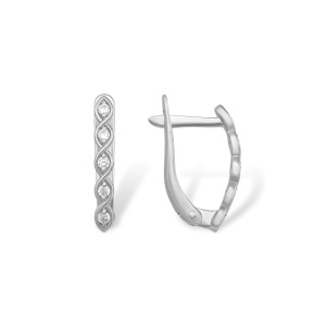 12100110564-501 Серьги (Ag 925)