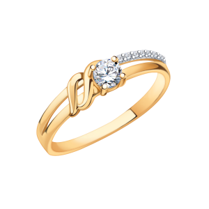 10694-15фиа1,28 Кольцо (Au 585)