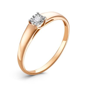 16-5-3078-103И1-1К-БР15.5 Кольцо (Au 585)