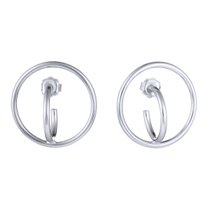 ISt504Ew-2224-25 Серьги (Ag 925)