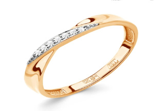 5-100020F398-16,5-101999 Кольцо (Au 585)