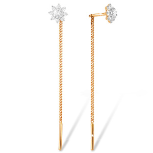 С1323589-прот Серьги (Au 585)