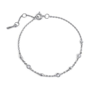 05-5535-00СВ-00.Фианит Браслет (Ag 925)