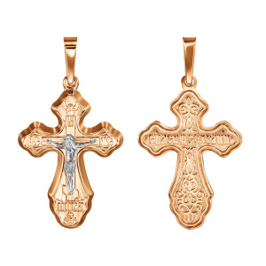 102-ОБ-19.28-11-крест1,68 Подвеска (Au 585)