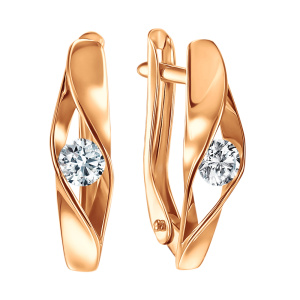 СргЛ36 Серьги (Au 585)