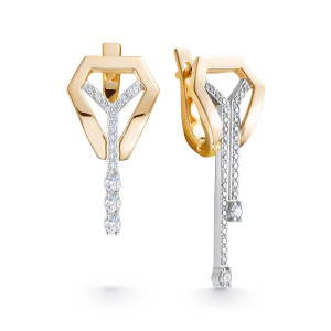 75-4142-210 Серьги (Au 585)