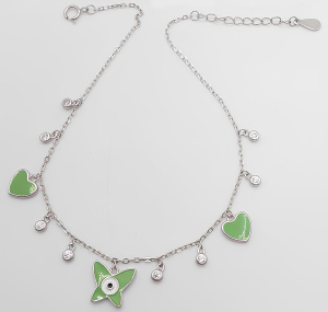 43111001127-21.5на ногу Браслет (Ag 925)