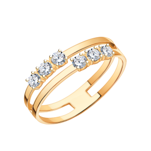 10994-16,5фиа1,69 Кольцо (Au 585)