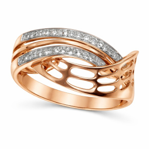 10-1101Р304680-377041-17, Кольцо (Au 585)