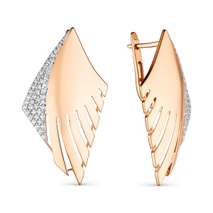 022100-с3,89фиа Серьги (Au 585)